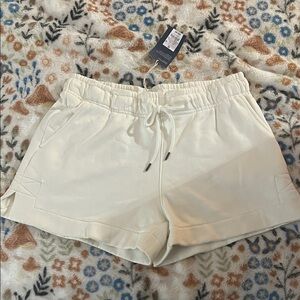Universal Thread Cream Drawstring Shorts